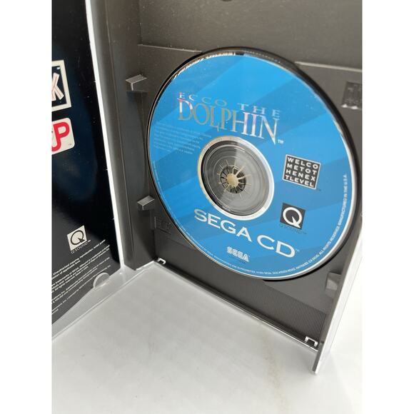 Ecco the Dolphin (Sega CD, 1993) Complete Cib Tested - Picture 5 of 11